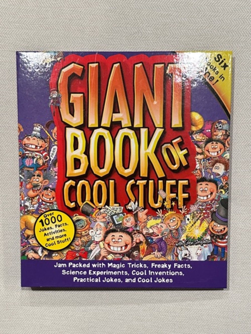 Giant Book of Cool Stuff - Kids Learning Book (Purple/Red)
